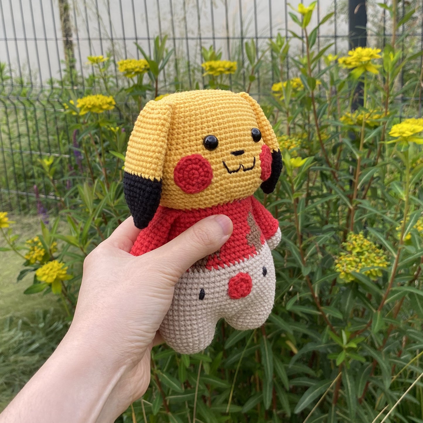 Pikachu de Noël au Crochet Fait Main