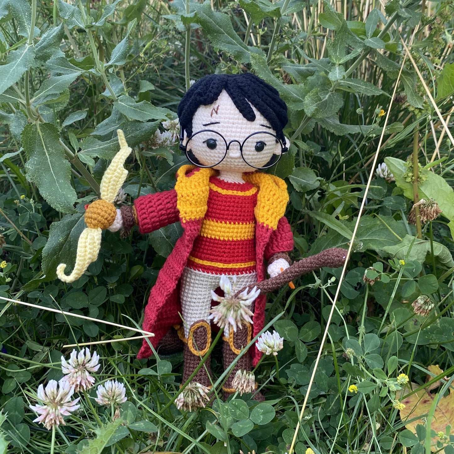 Handmade Crochet Hermione Granger, Harry Potter, Ron Weasley, Draco Malfoy
