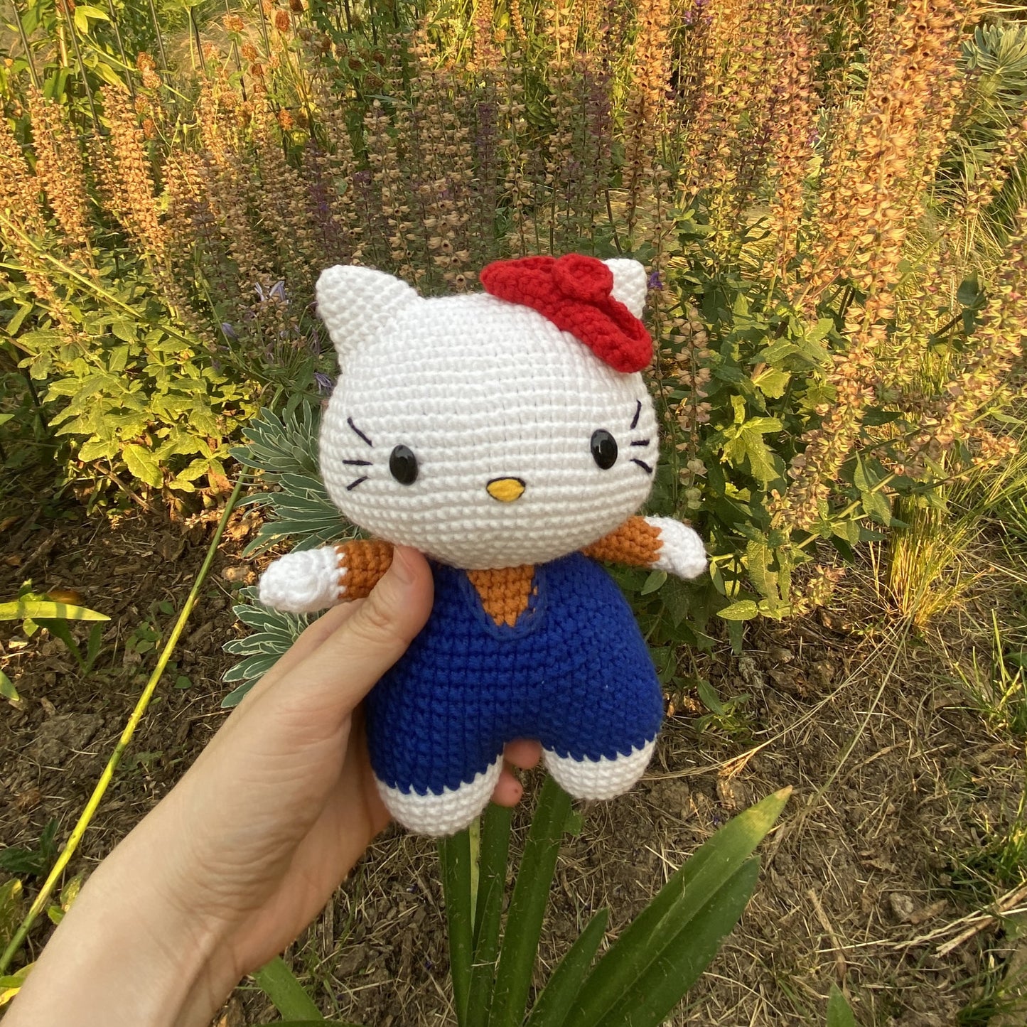 Hello Kitty au Crochet Fait Main
