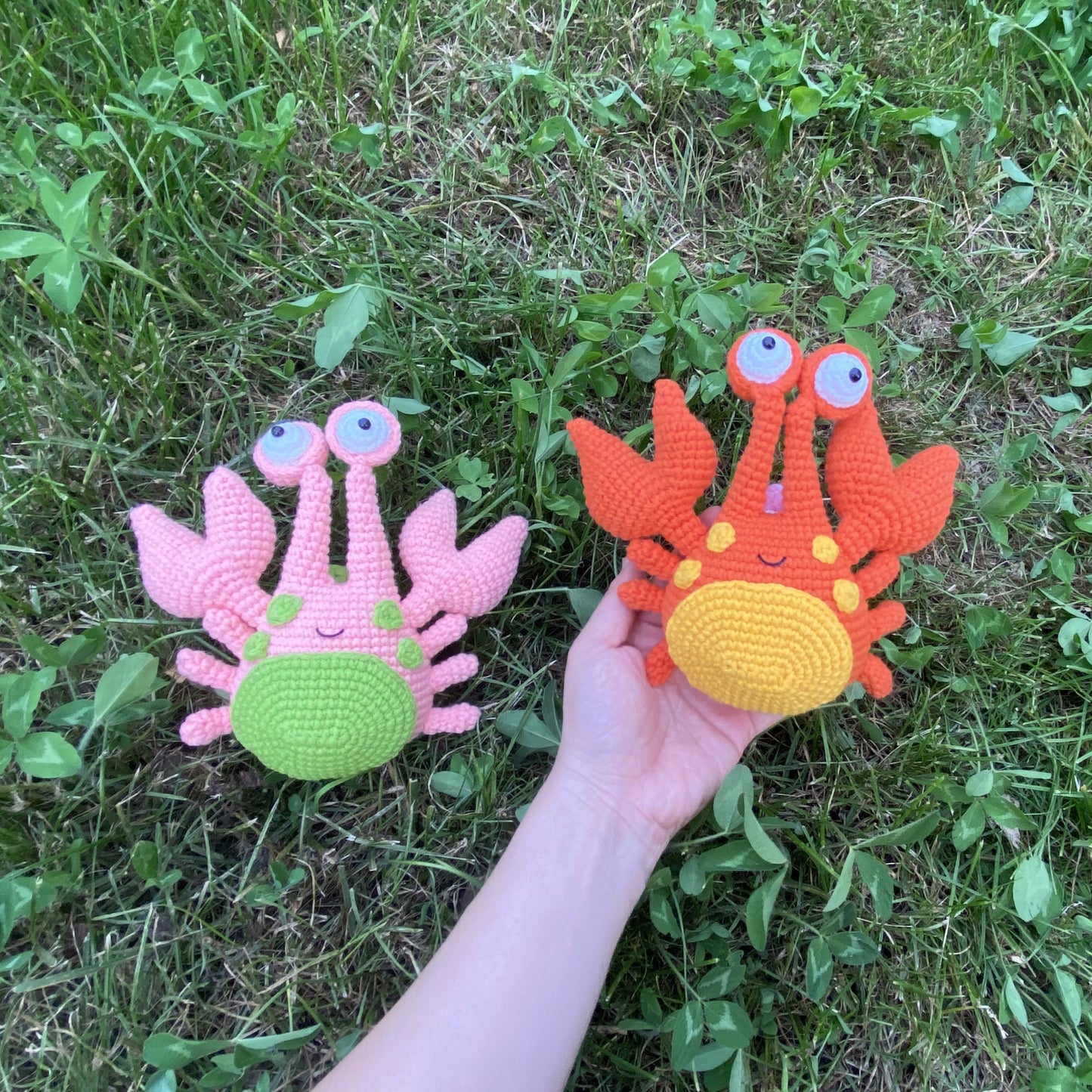 Crabe Mignon en Crochet Fait Main