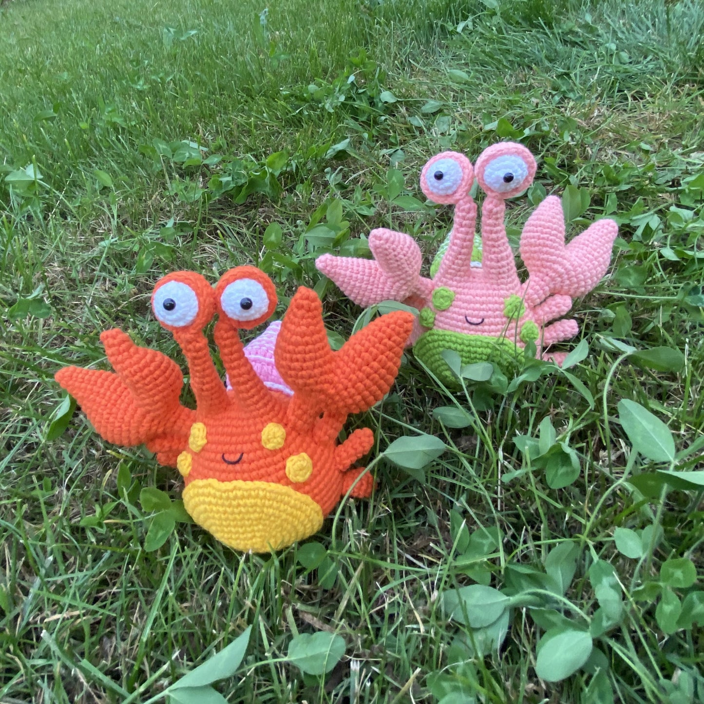 Crabe Mignon en Crochet Fait Main