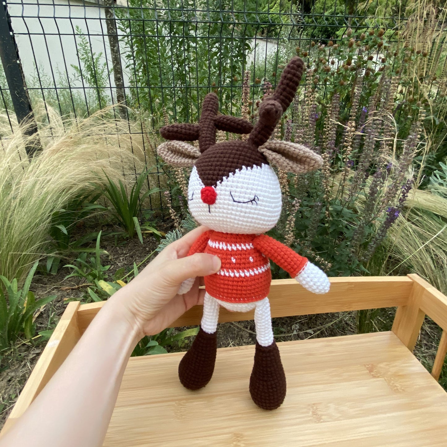 Renne Mignon au Crochet Fait Main
