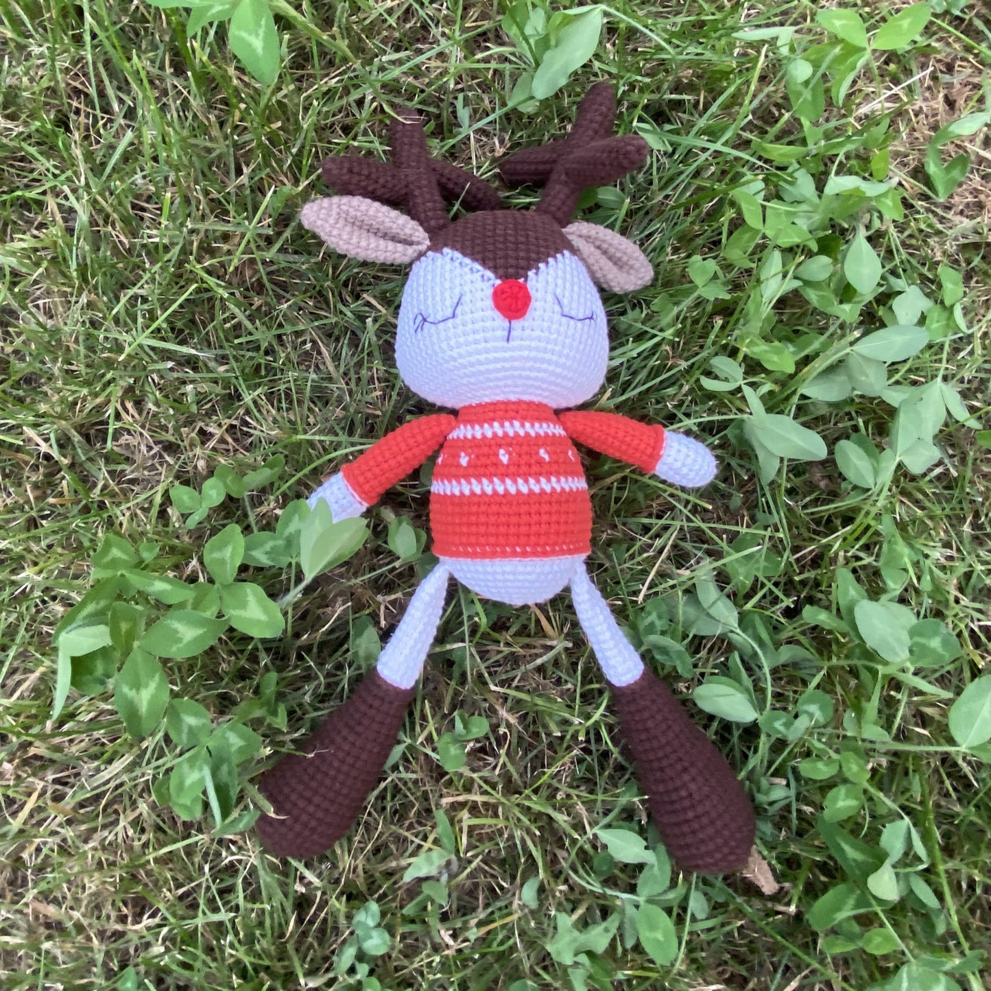 Renne Mignon au Crochet Fait Main