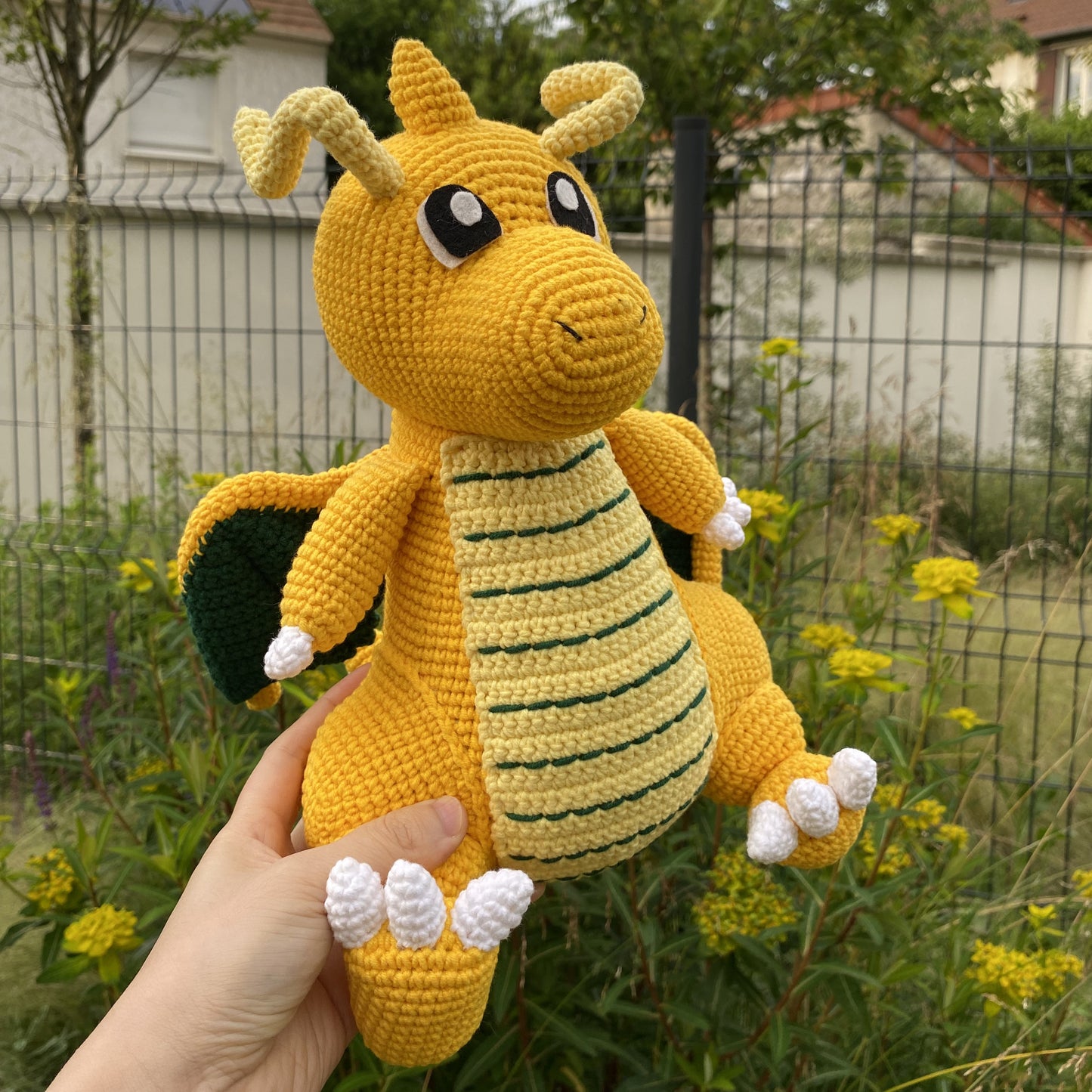 Dracolosse Pokémon Géant Fait Main au Crochet