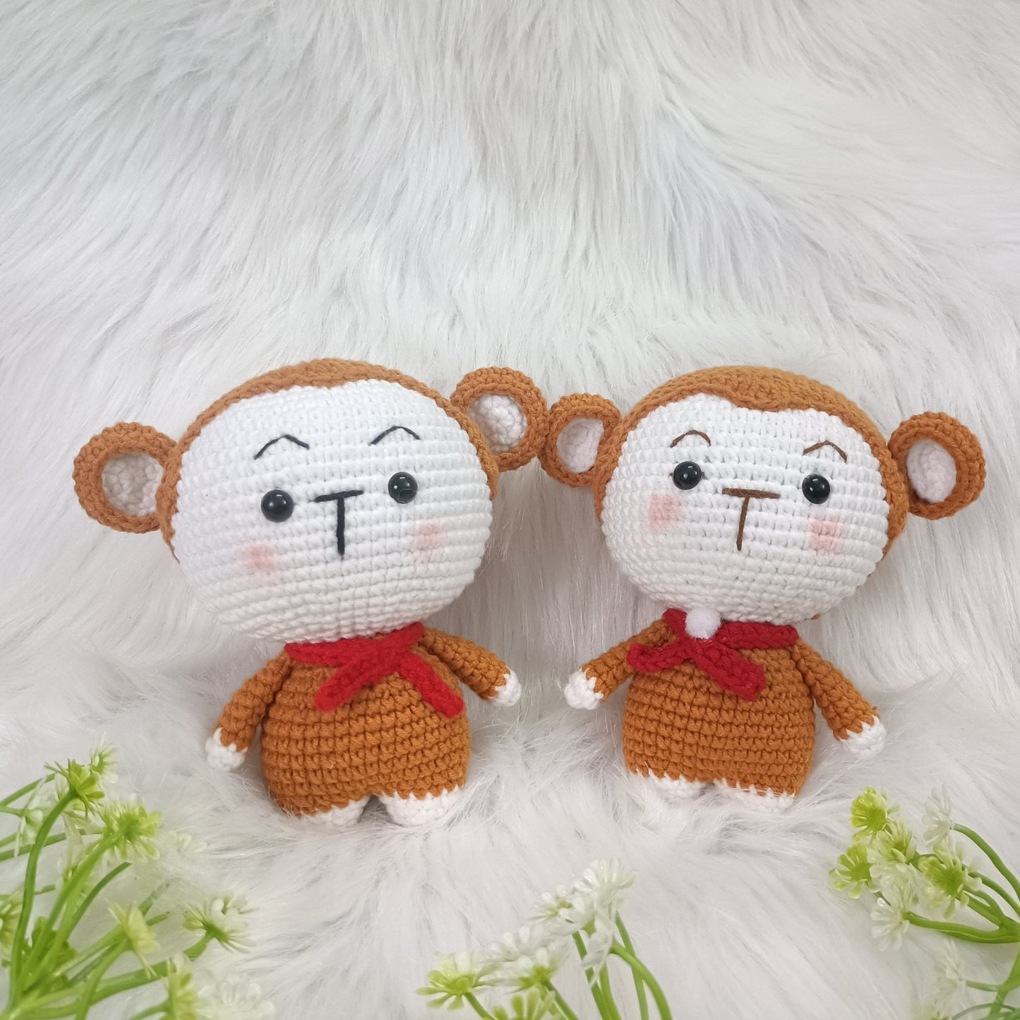 Amigurumi singe en crochet fait main