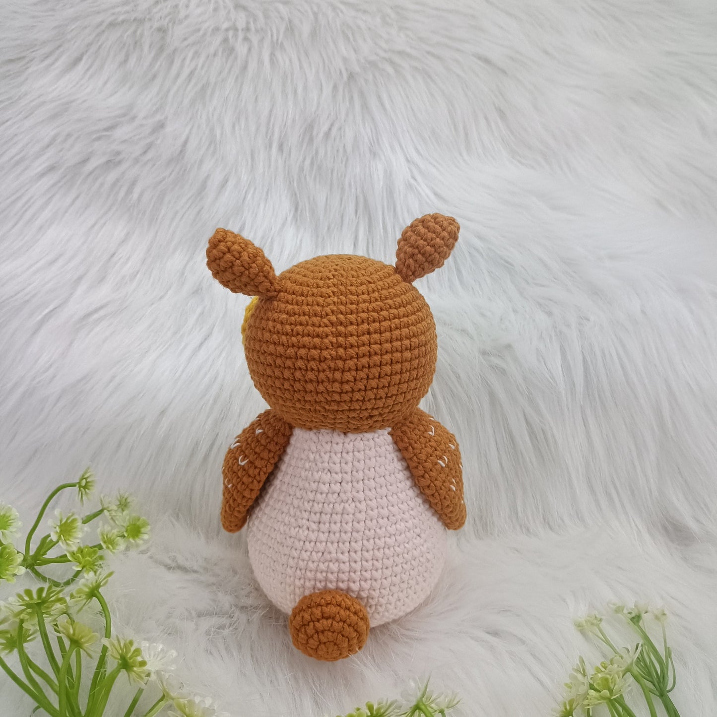 Hibou amigurumi en crochet fait main
