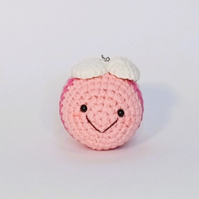 Porte-clés en forme d'abeille au crochet