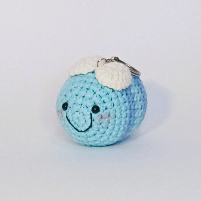Porte-clés en forme d'abeille au crochet