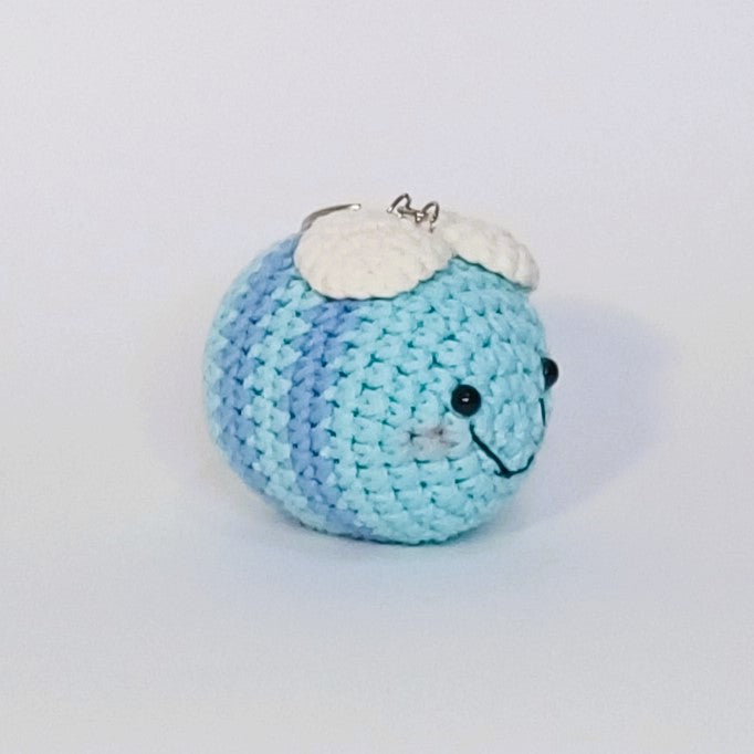 Porte-clés en forme d'abeille au crochet