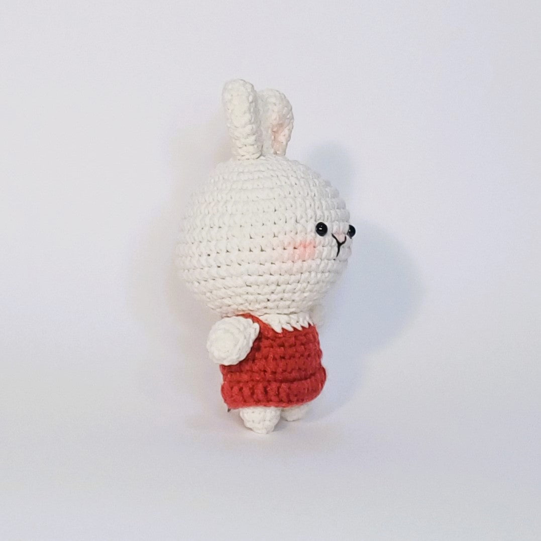 Peluche au crochet de l'adorable lapin