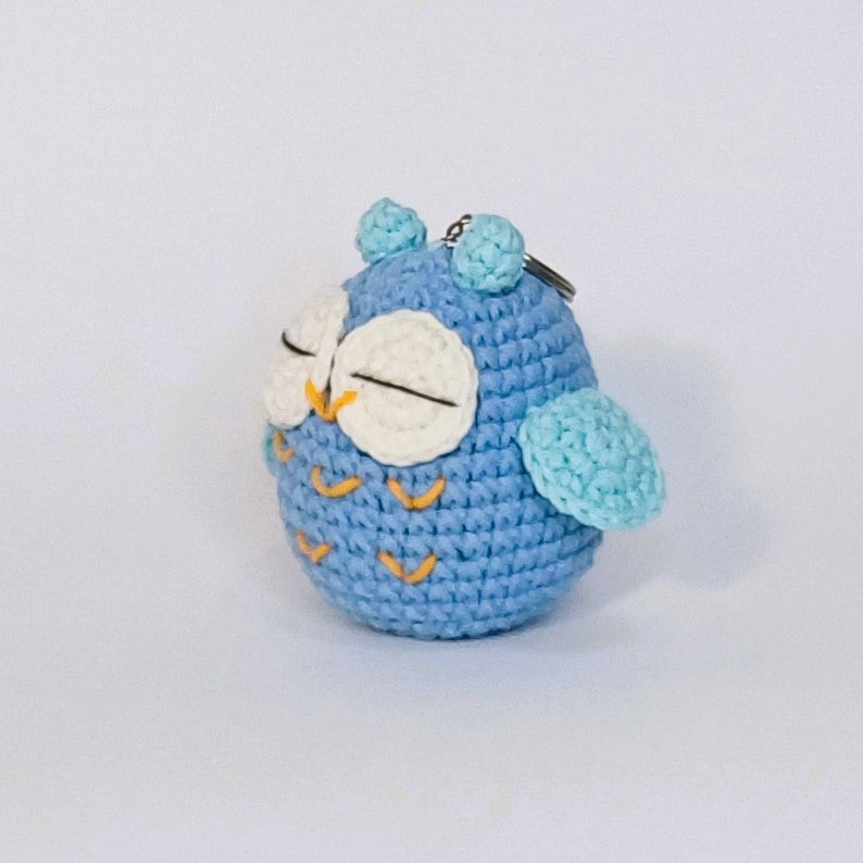 Porte-clés en forme de chouette au crochet