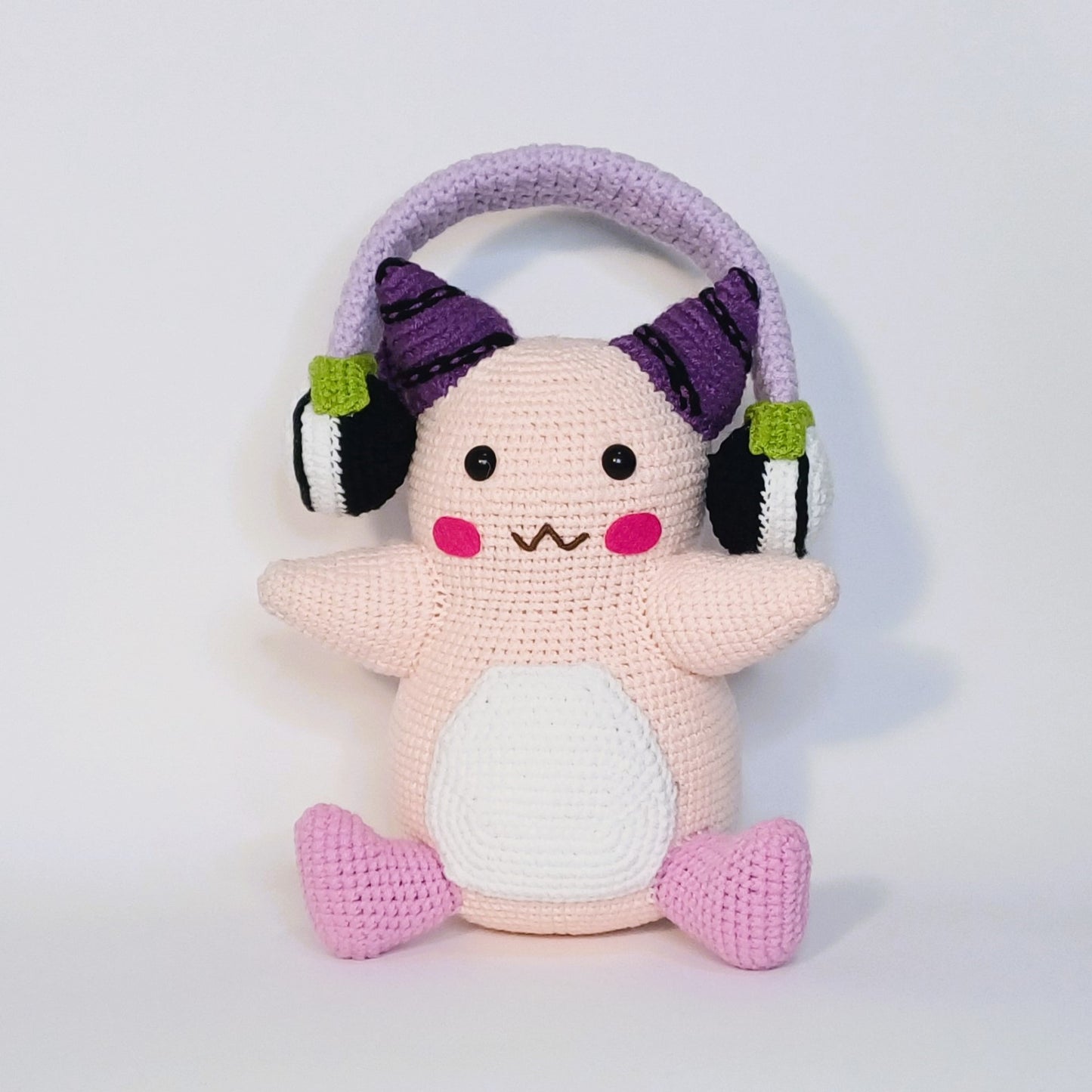 Pink Bean de MapleStory en peluche au crochet