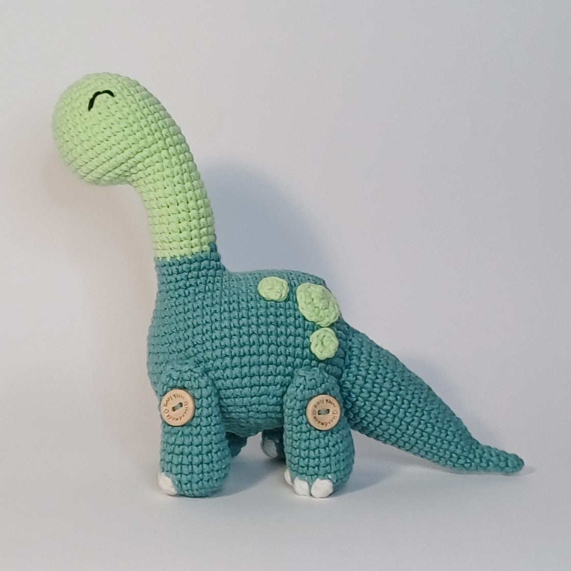 Dinosaure herbivore fait main au crochet
