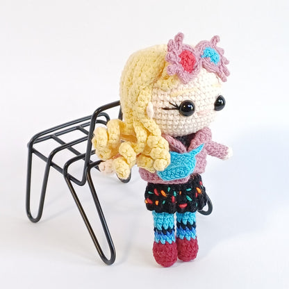 Luna Lovegood from Harry Poster handmade crochet doll