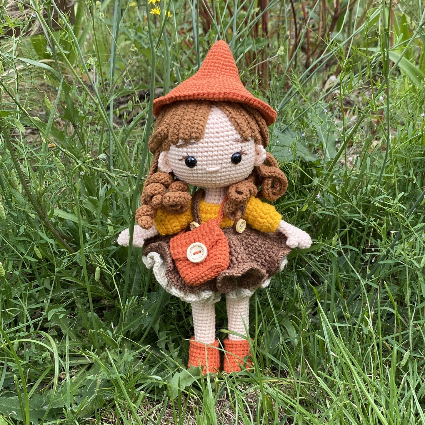 Handmade Crochet Wizard Doll