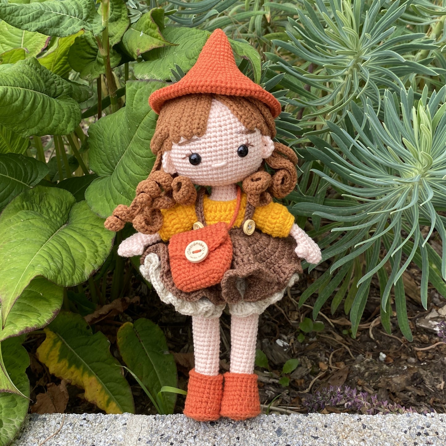 Handmade Crochet Wizard Doll