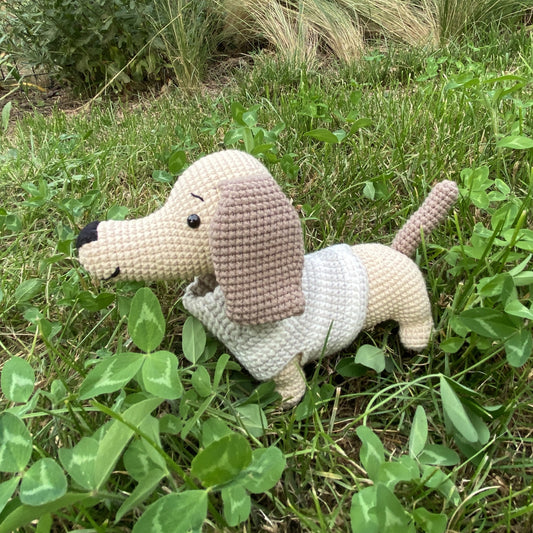 Handmade Crochet Dog