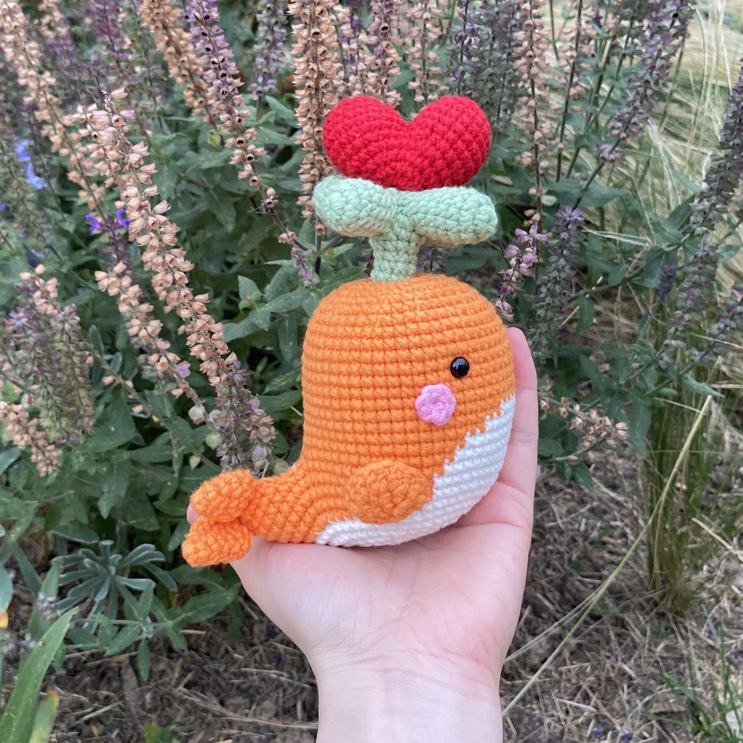 Handmade Crochet Whale