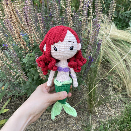 Handmade Crochet Beautiful Mermaid