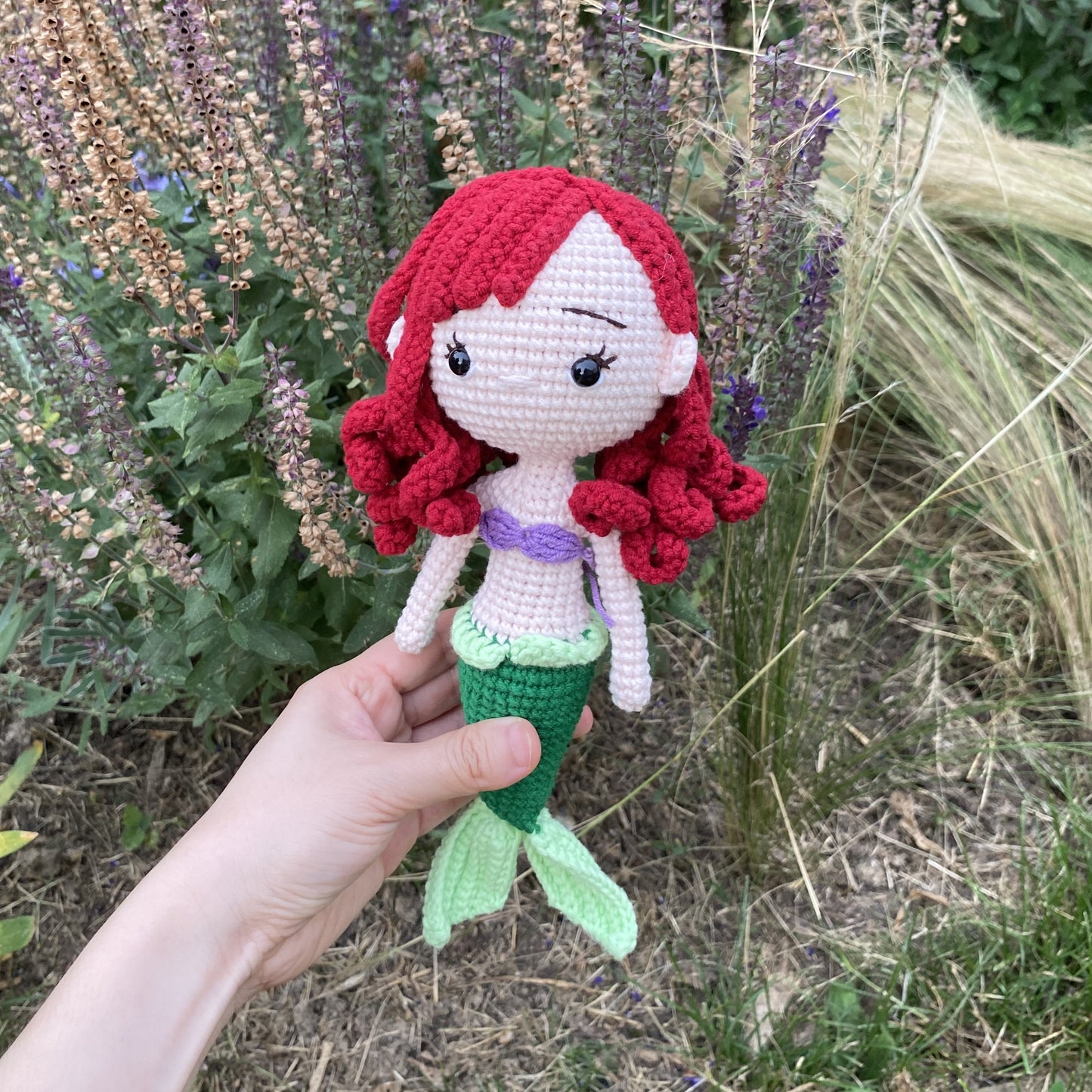 Handmade Crochet Beautiful Mermaid