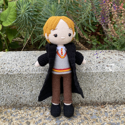 Handmade Crochet Hermione Granger, Harry Potter, Ron Weasley, Draco Malfoy