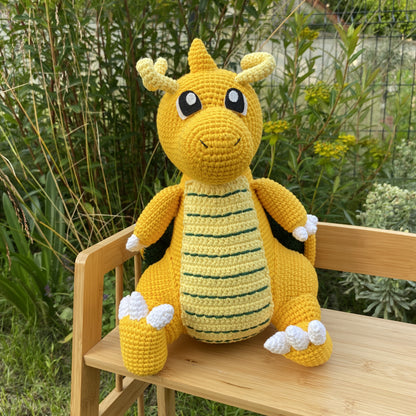 Giant Dragonite Pokemon Handmade Crochet