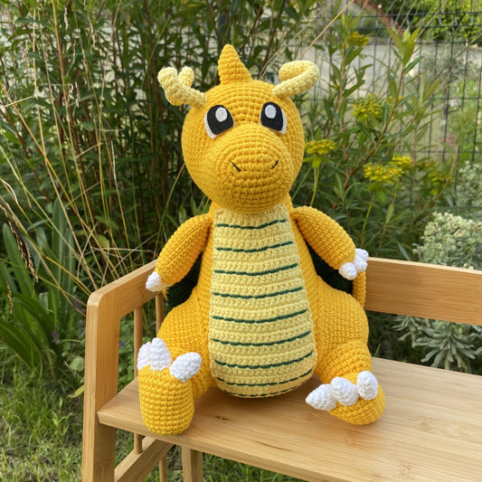 Giant Dragonite Pokemon Handmade Crochet