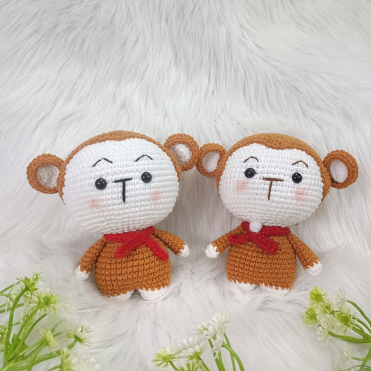 Handmade Crochet Monkey Amigurumi