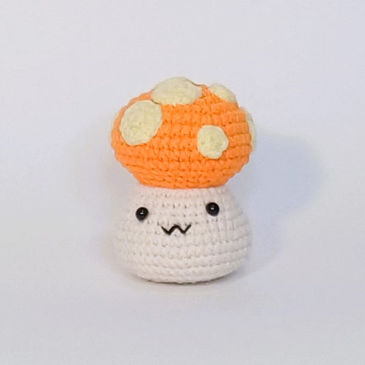 Handmade crochet MapleStory Orange Mushroom