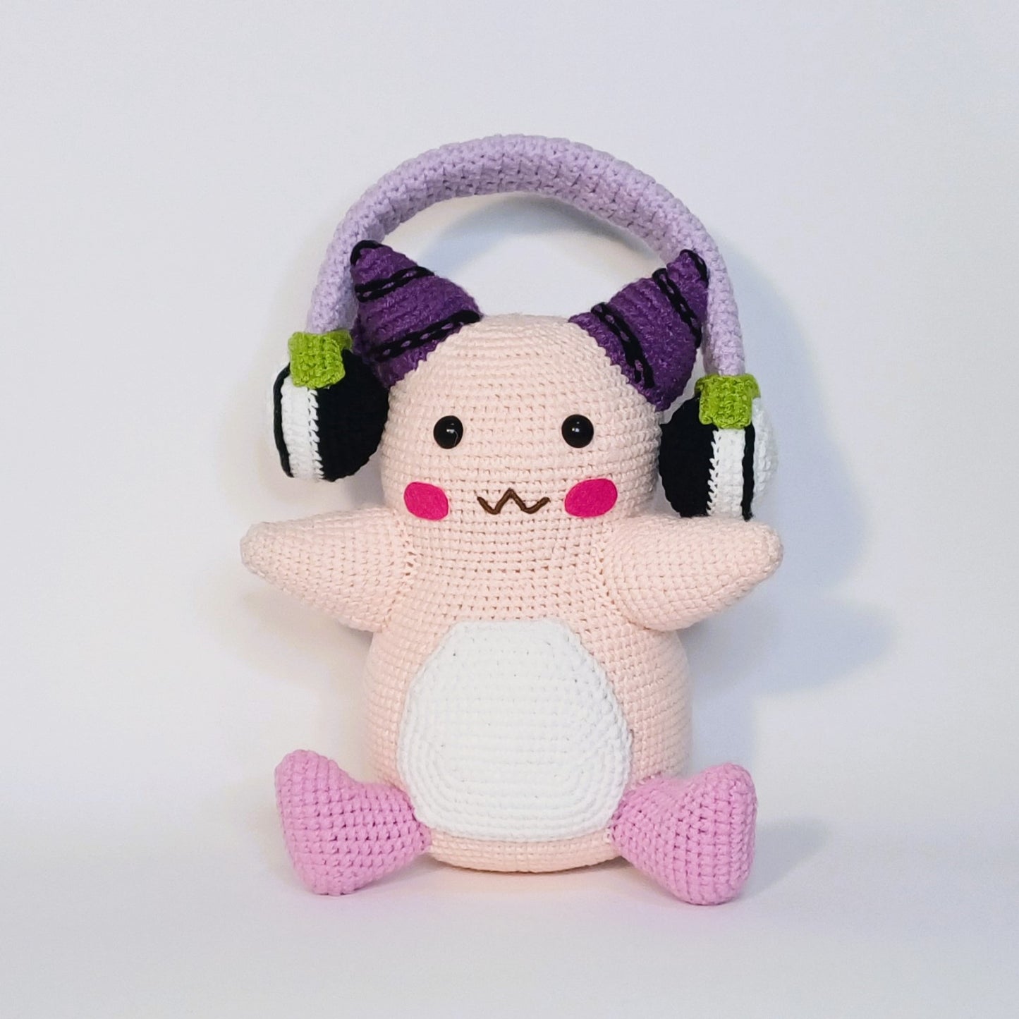 Handmade crochet MapleStory Pink Bean