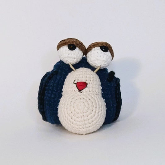 Handmade crochet MapleStory Blue Snail